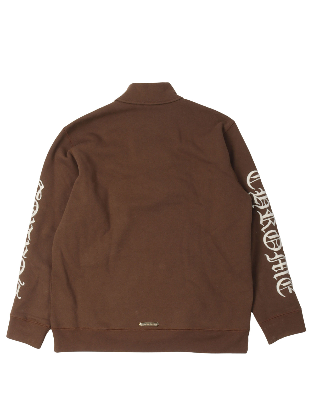 Embroidered Quarter-Zip Sweatshirt