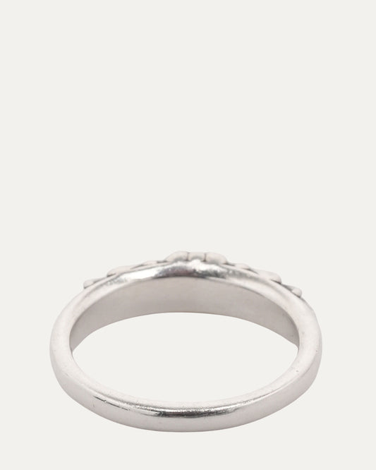 Diamond Mini Floral Cross Ring