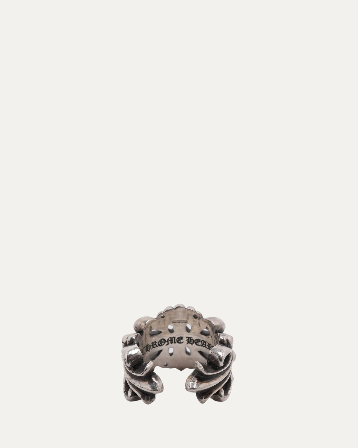 Double Floral Open Ring