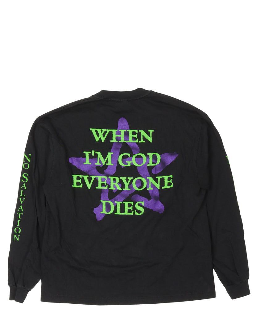 Marilyn Manson When I'm God Everyone Dies Long Sleeve T-Shirt