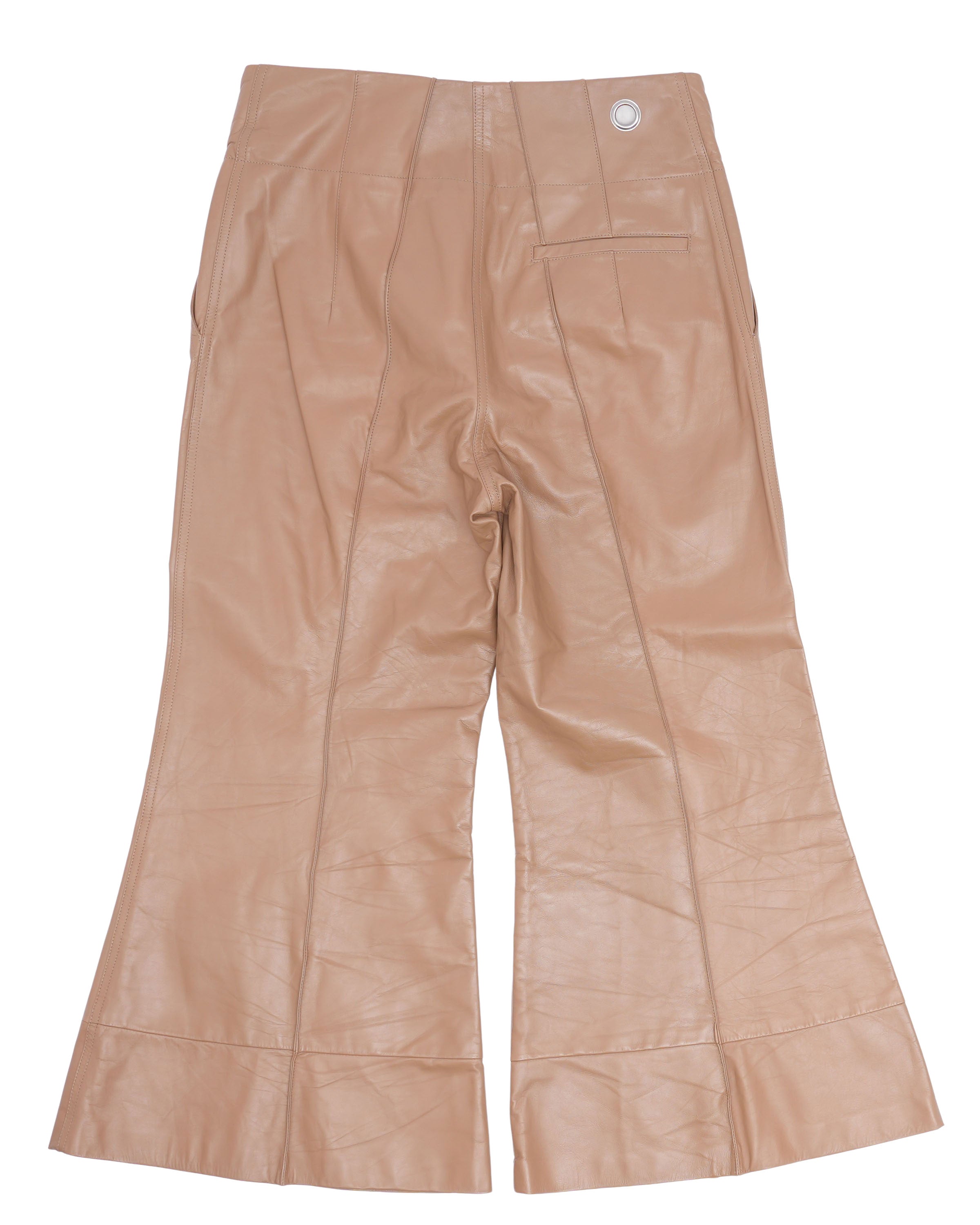 Bell Bottom Leather Pants