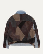 Lobin Patchwork Leather Jacket