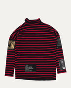 AW 2001 Riot Riot Riot Patched Sweater