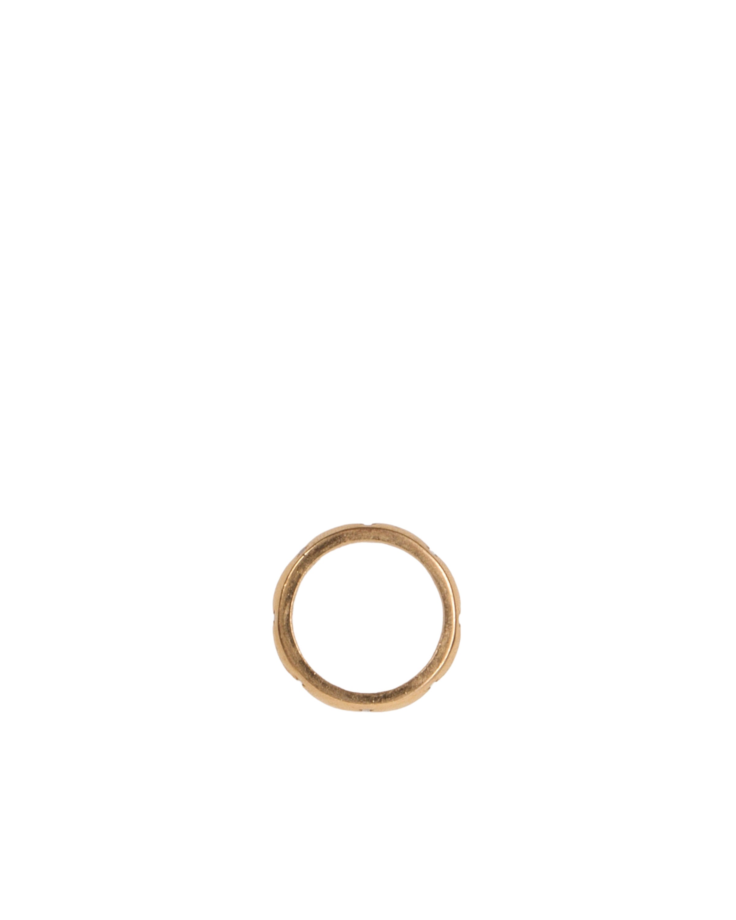 22k Gold Plus Cross Band Ring