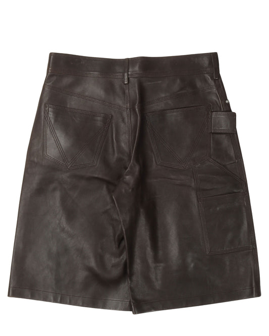 Lamb Leather Carpenter Shorts