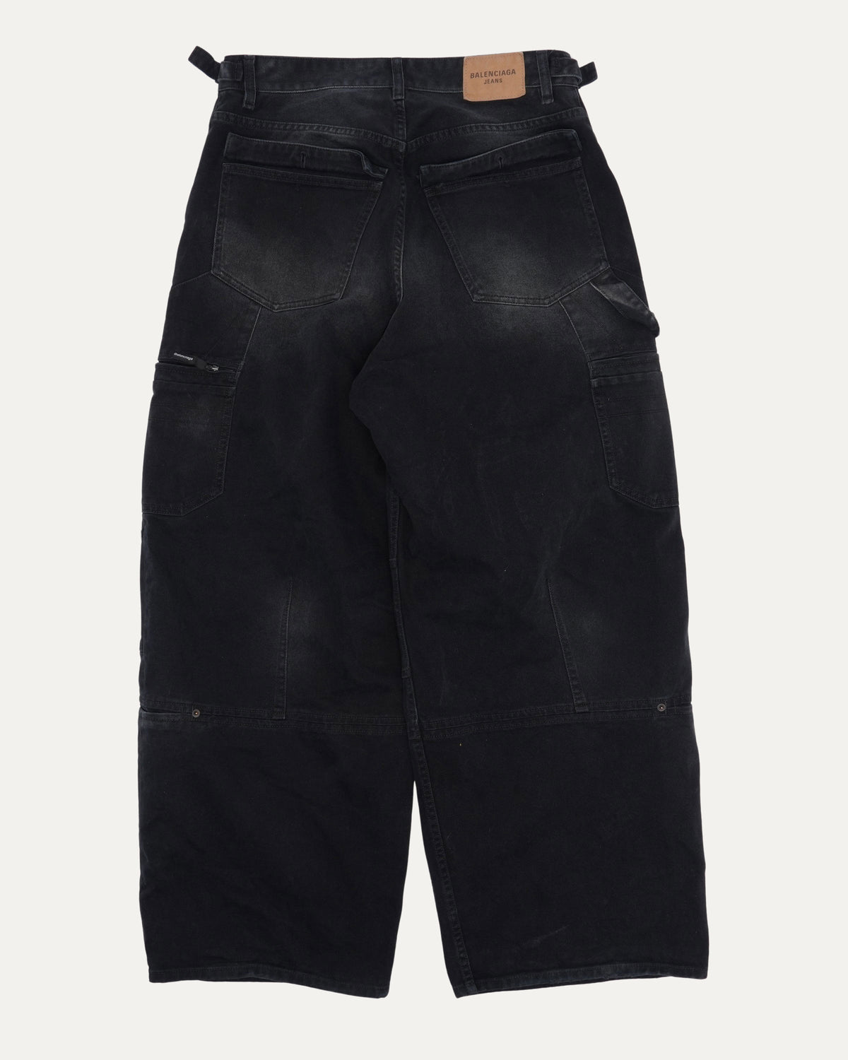 Distressed Cargo Jeans