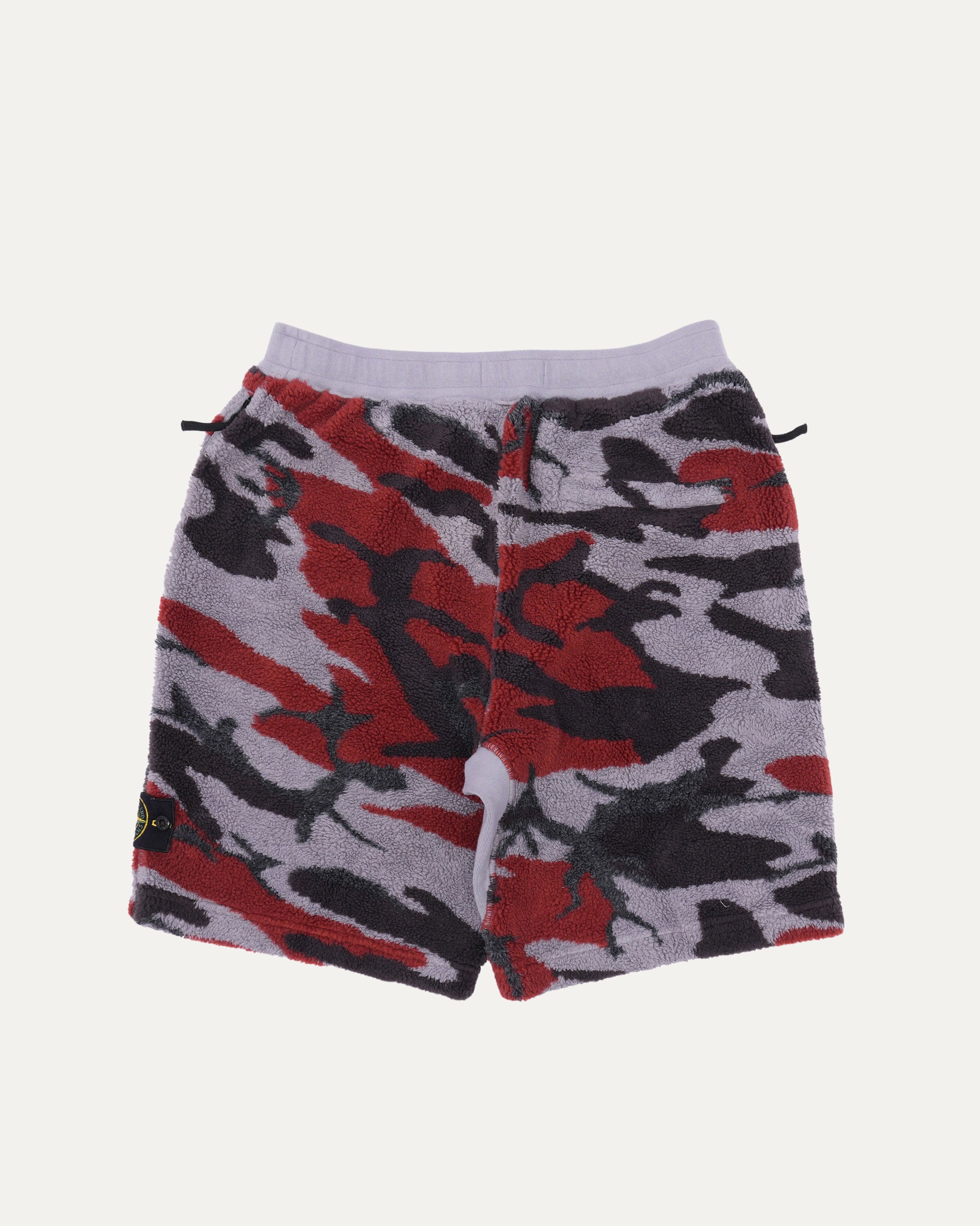 Camo Fleece Wool Shorts