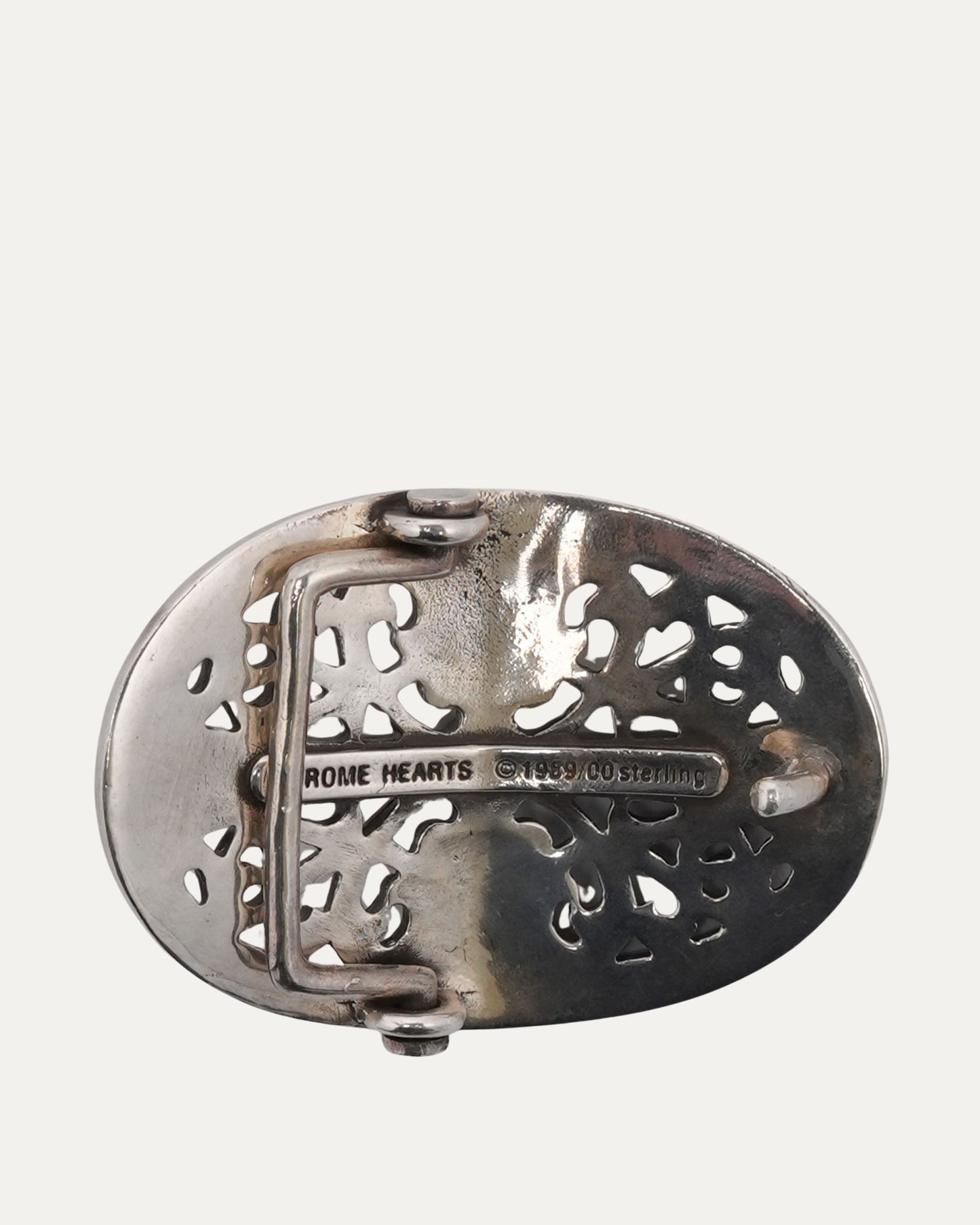 Oval Cross Belt Buckle