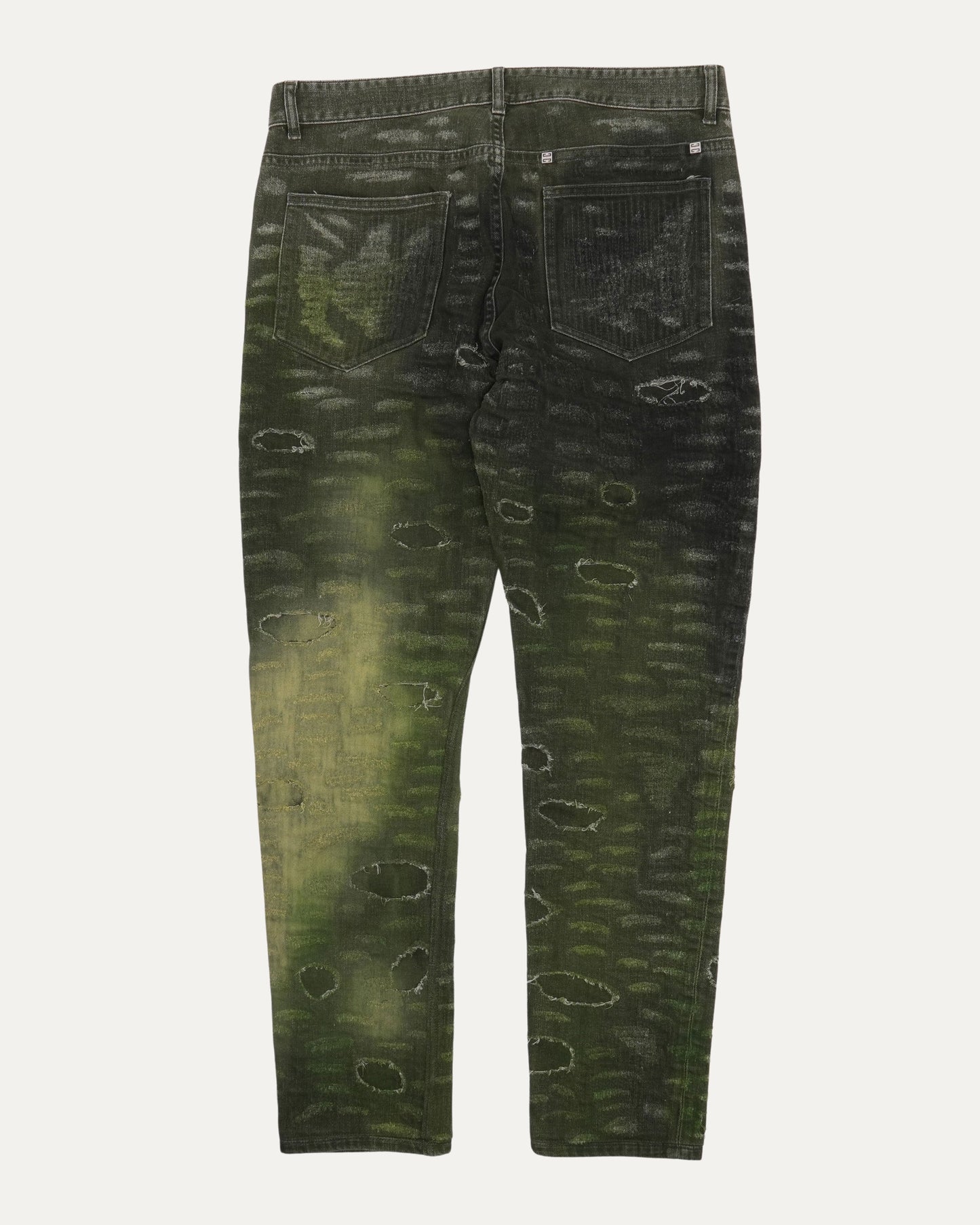 Gradient Repaired Jeans