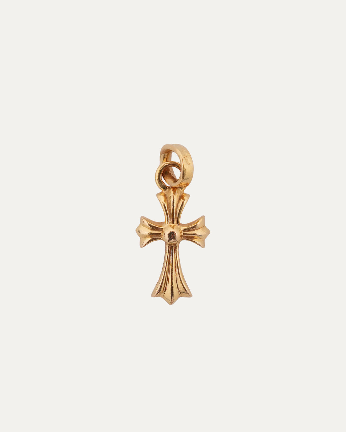 22k Gold Pink Sapphire Baby Fat Pendant