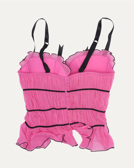 Ruffled Bustier
