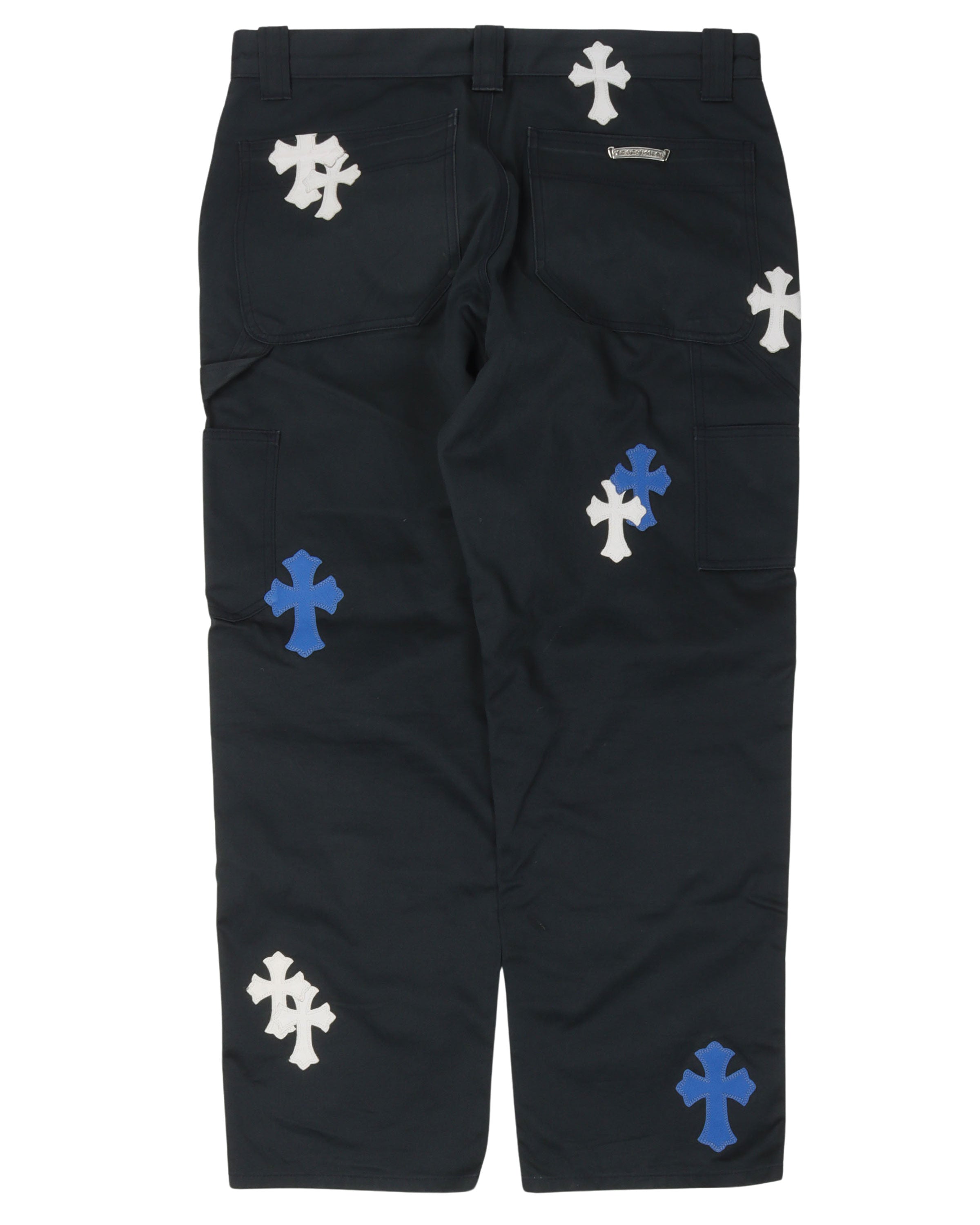 Multicolor Cross Patch Carpenter Pants