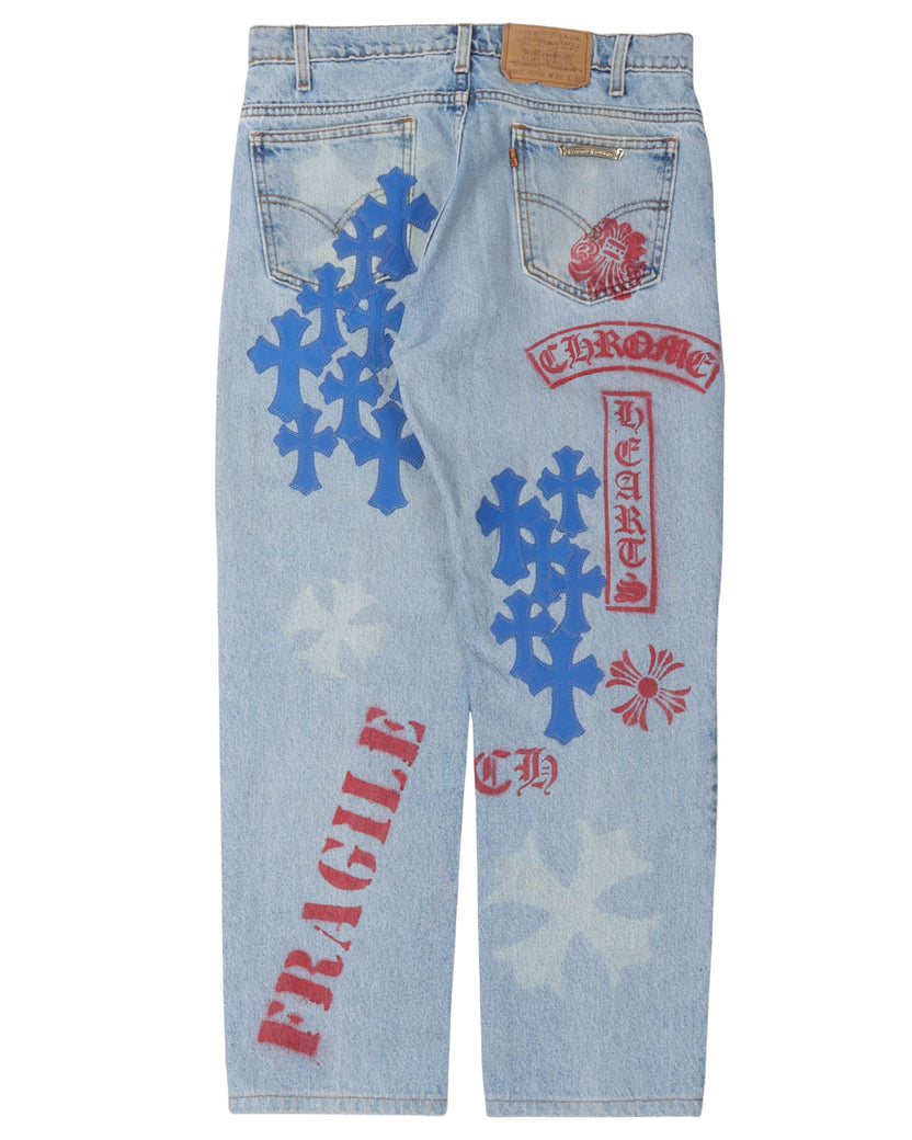 Levi's Stencil Cross Patch Jeans