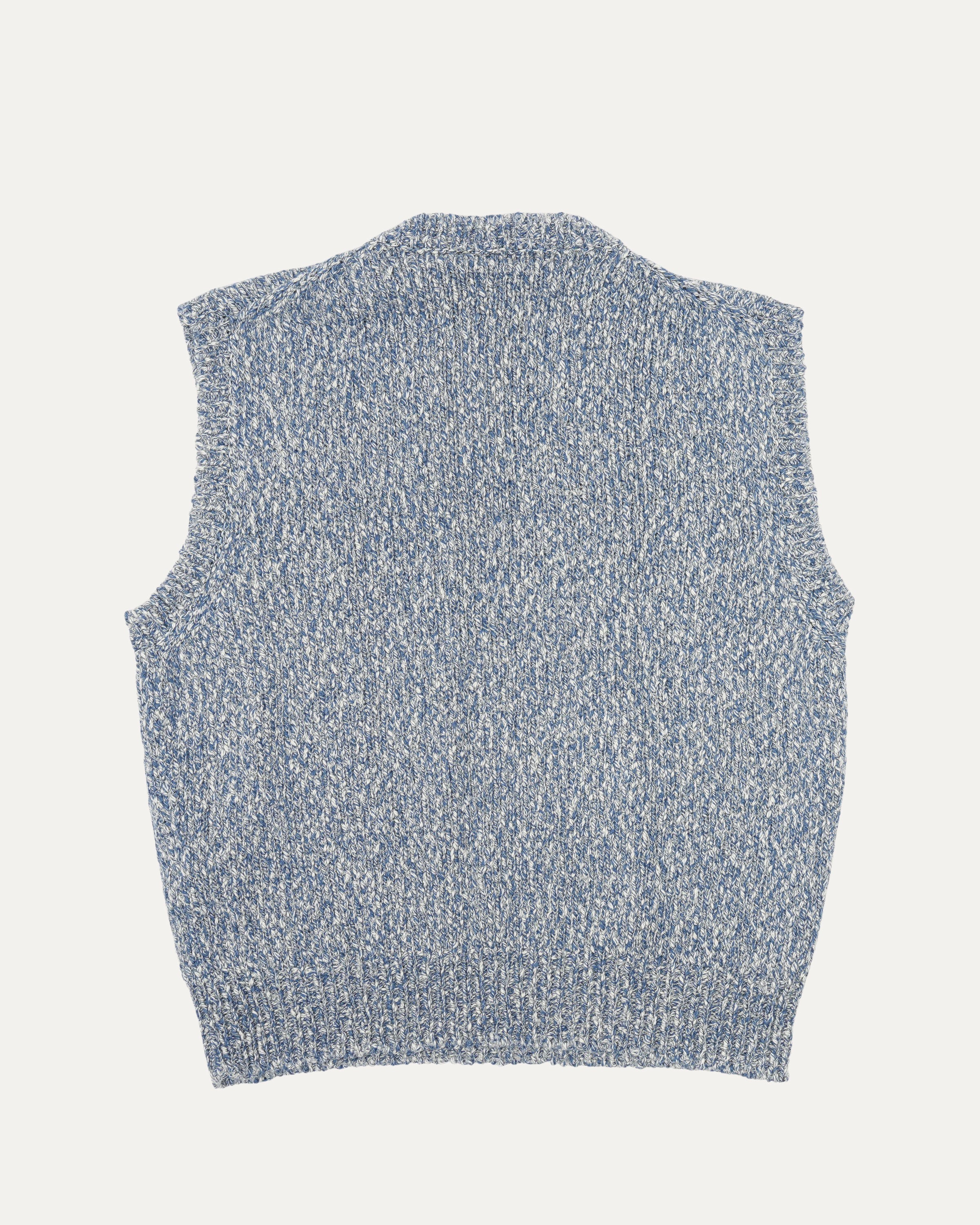 Korfeo Embroidered Distressed Sweater Vest