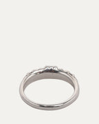 Mini Floral Cross Ring