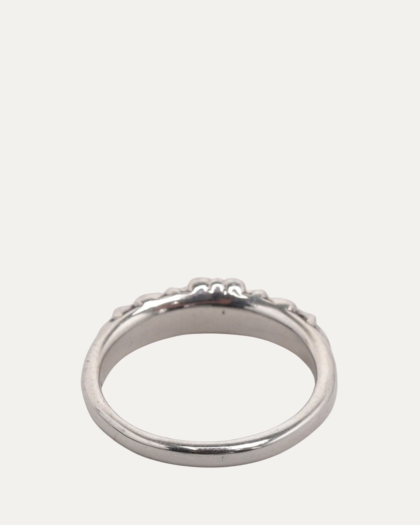 Mini Floral Cross Ring