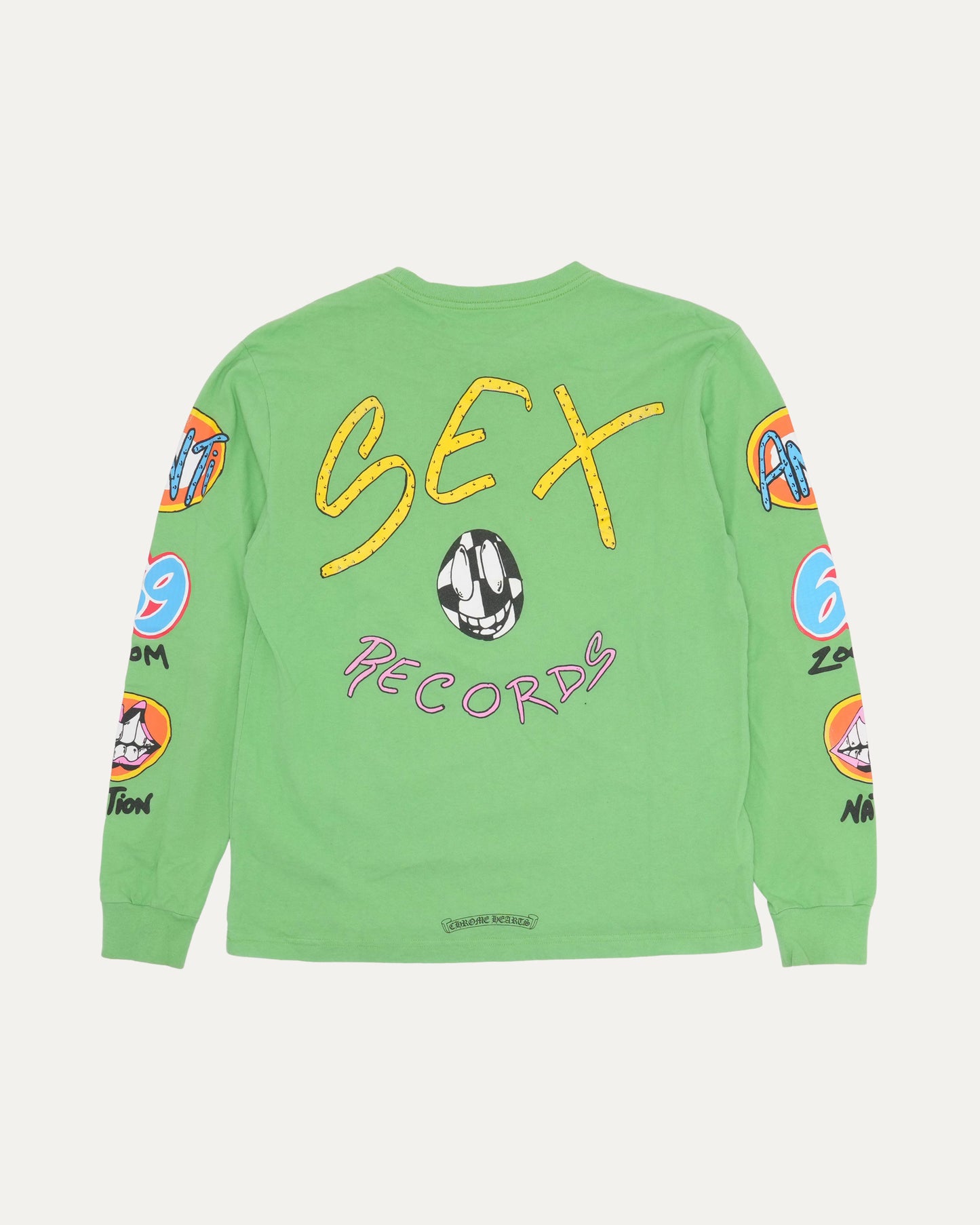 Matty Boy Sex Records Long Sleeve Pocket T-Shirt