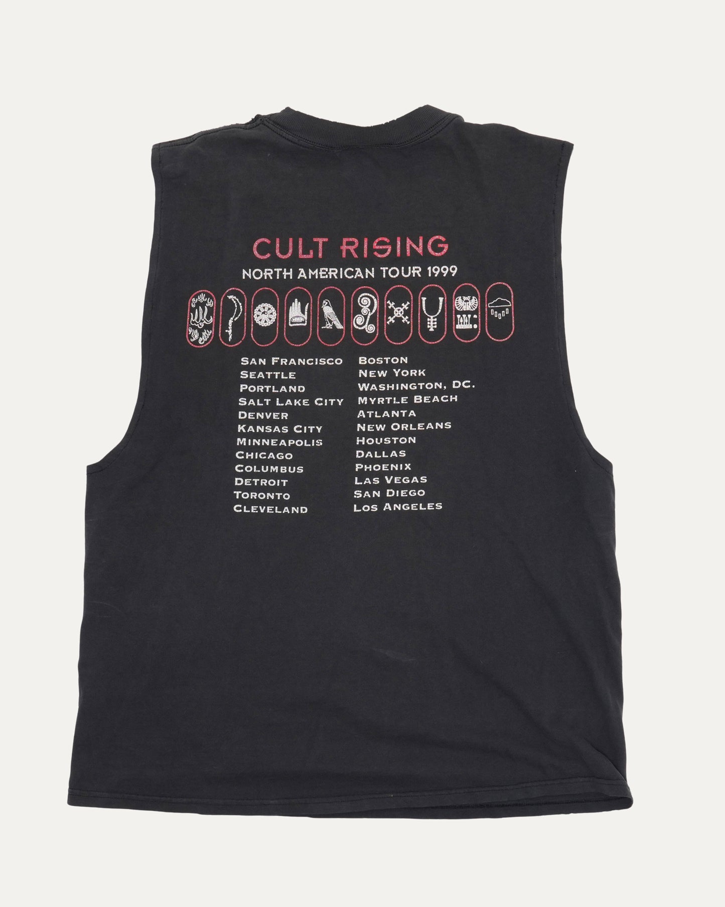 The Cult North American Tour 1999 Cut Off T-Shirt