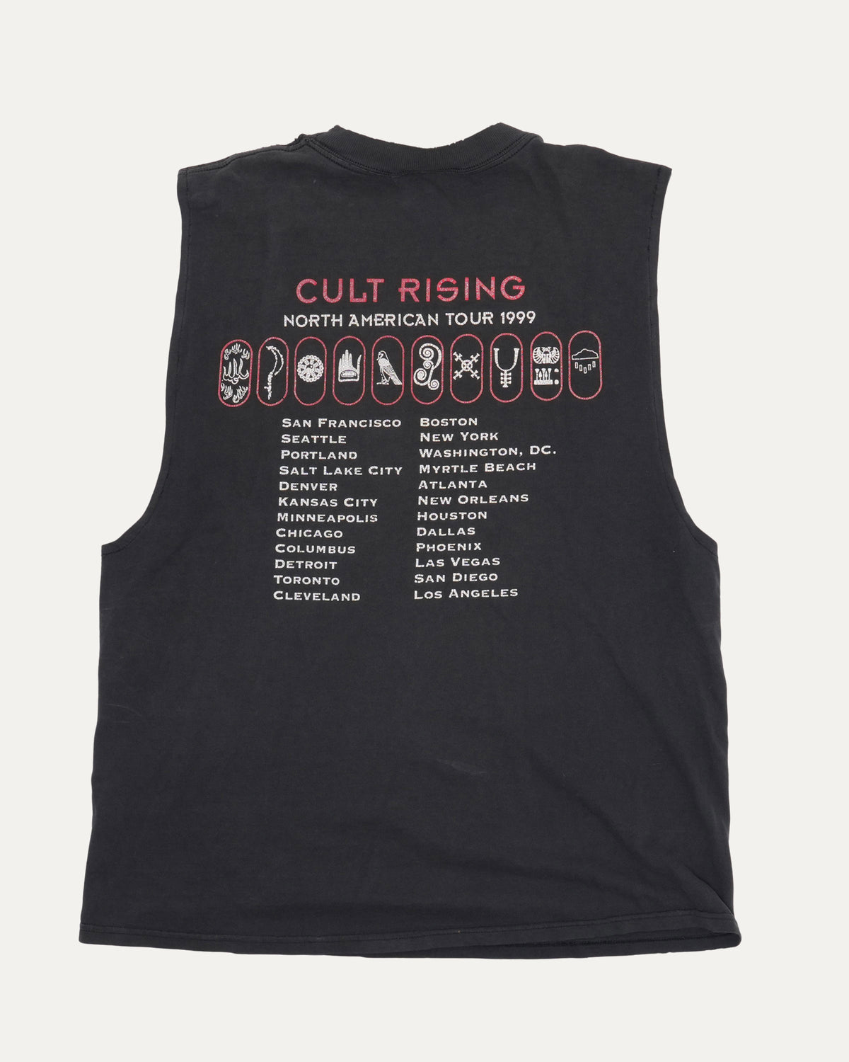 The Cult North American Tour 1999 Cut Off T-Shirt