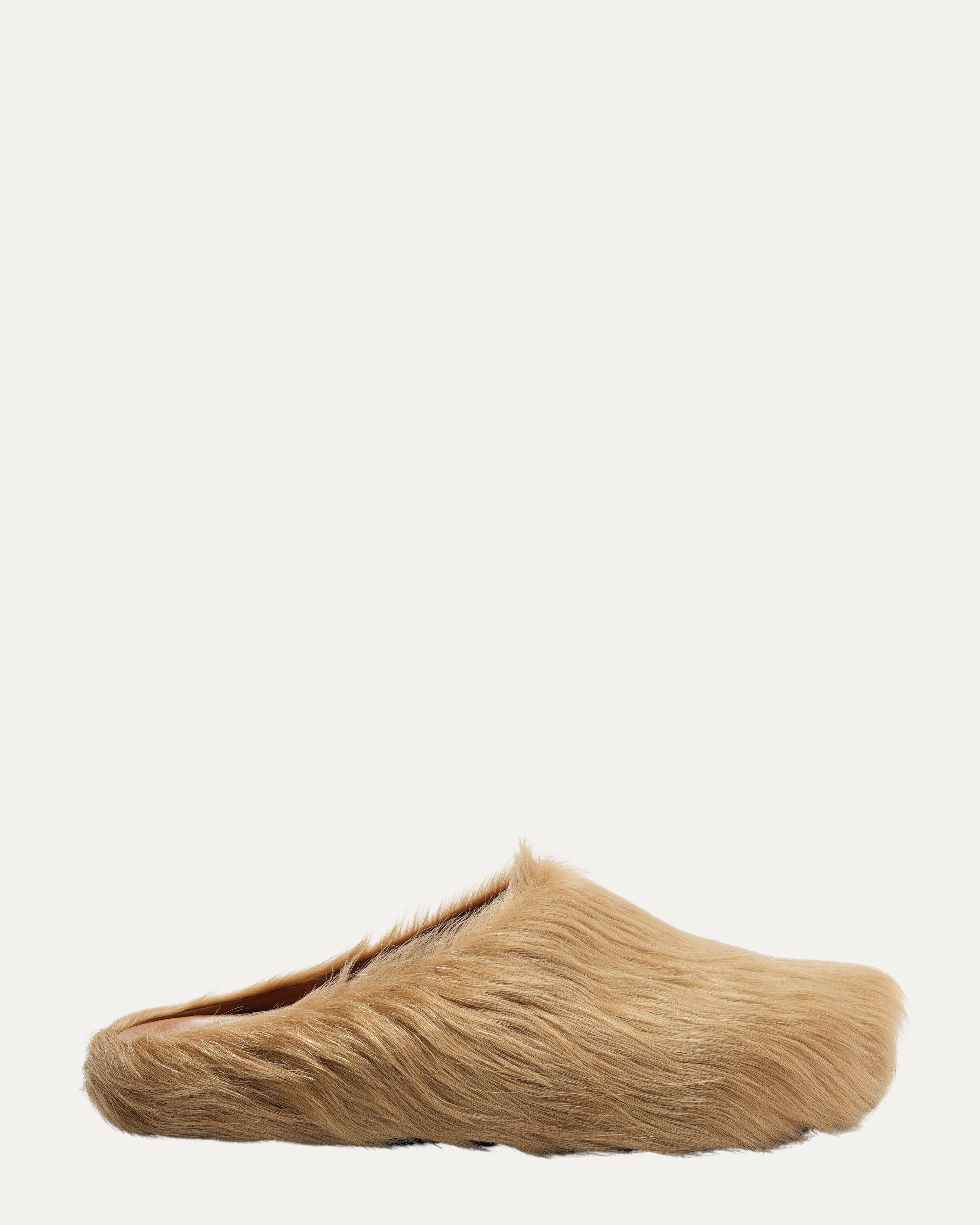 Fussbet Sabot Calf-Hair Slippers