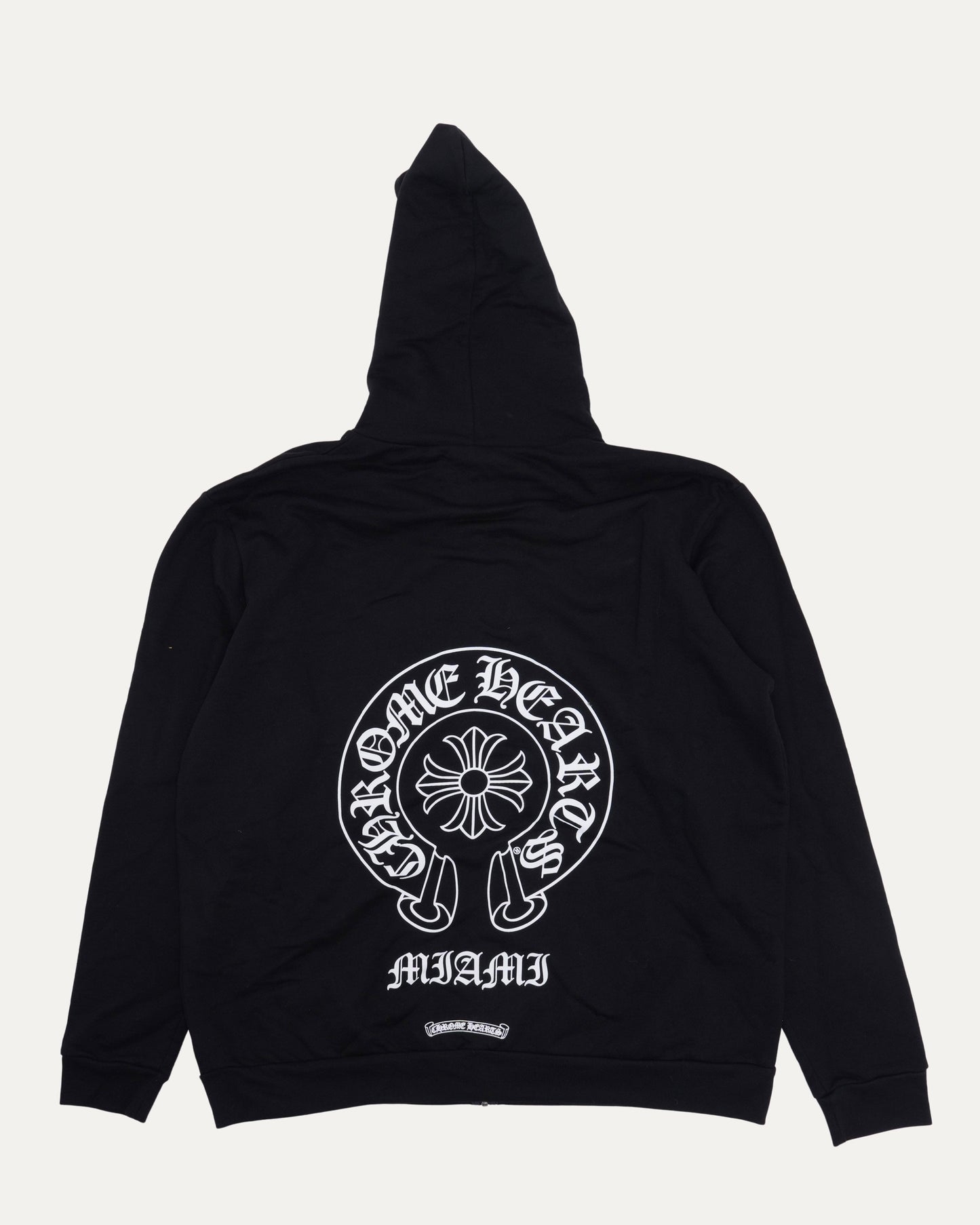 Miami Horseshoe Logo Zip Up Hoodie