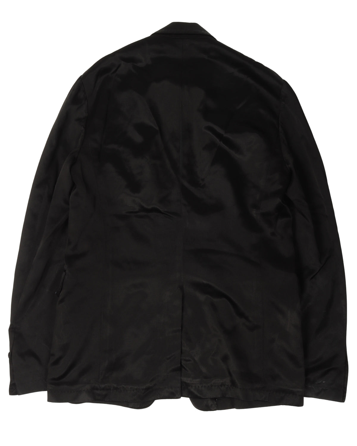 Gleaming Cupro Sample Blazer