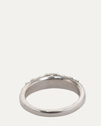 Mini Floral Cross Ring