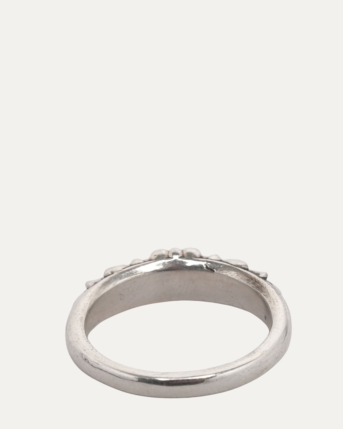 Mini Floral Cross Ring