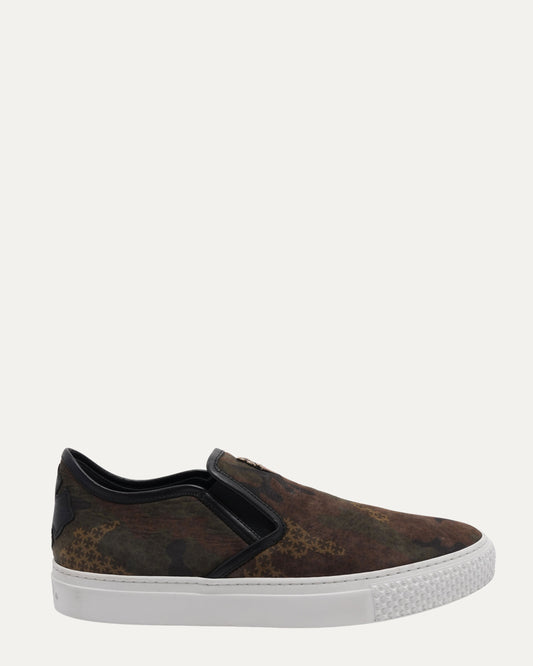 Camouflage Dagger Slip On Sneakers