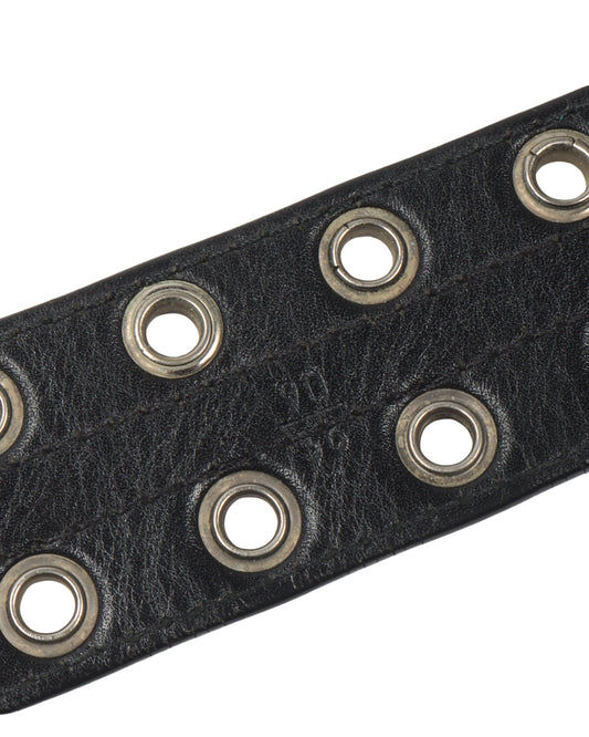 Leather Grommet Belt