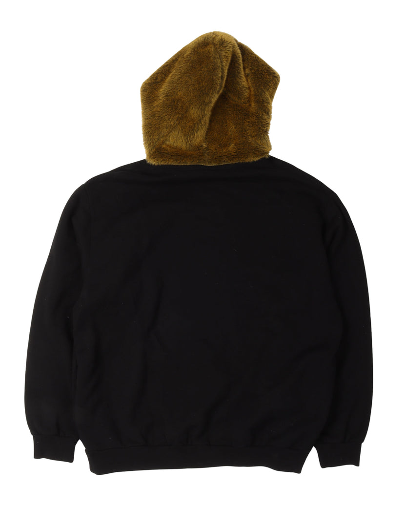 Fuzzy Hood Sweatshirt