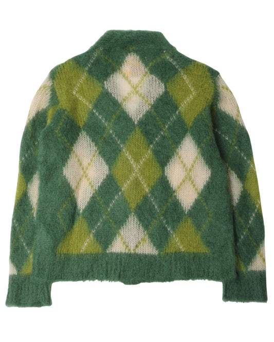 Diamond Mohair Cardigan