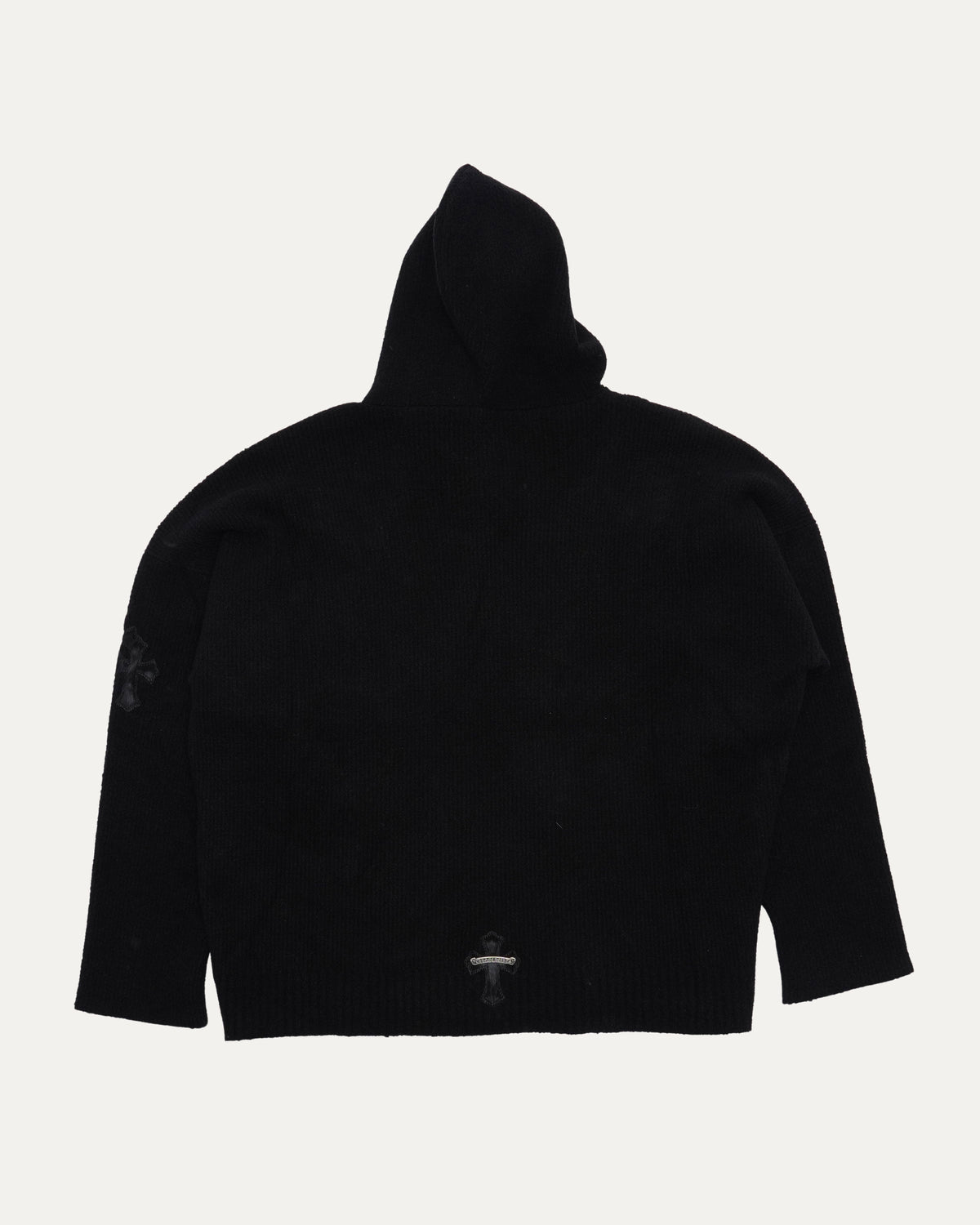 Cross Patch Hooded Sweater