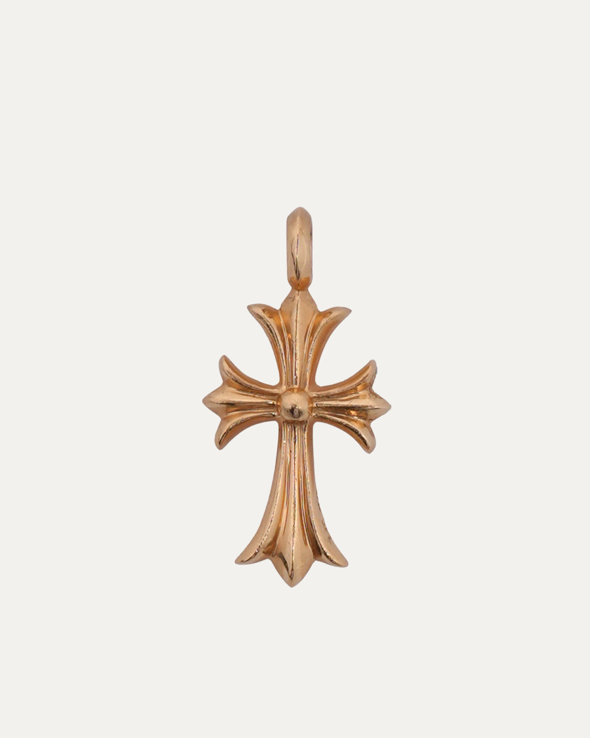 22k Gold & Diamond Tiny Fat Pendant