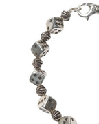 Silver Dice Bracelet