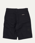 Nylon and Leather Double Knee Shorts