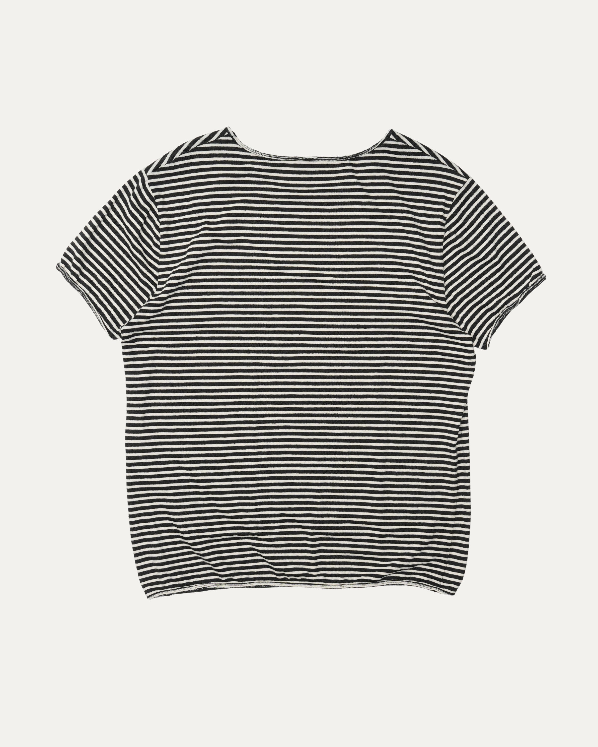 Slim Fit Striped Linen-Blend T-Shirt