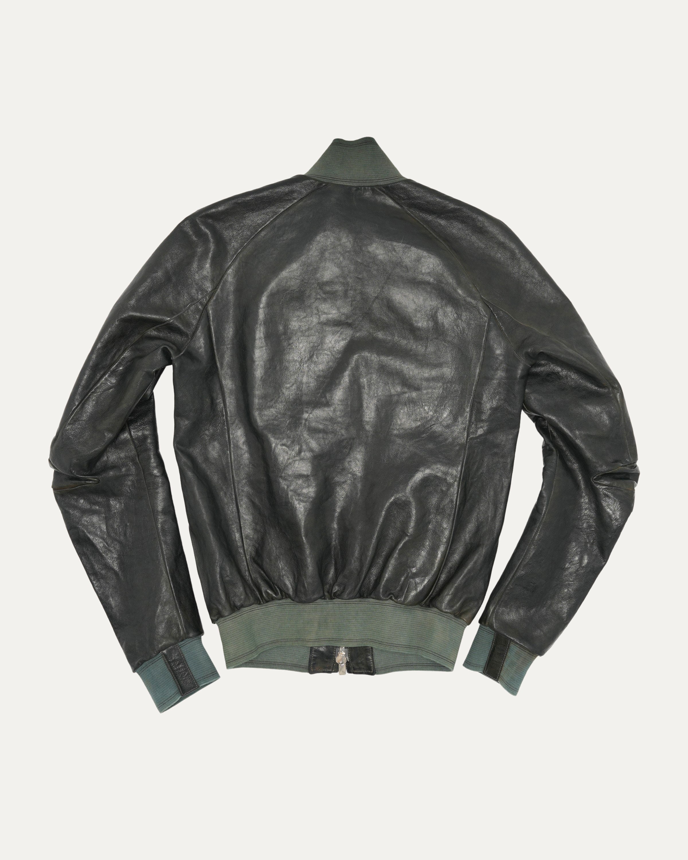 Unlined Leather LM/2399 Bomber Jacket