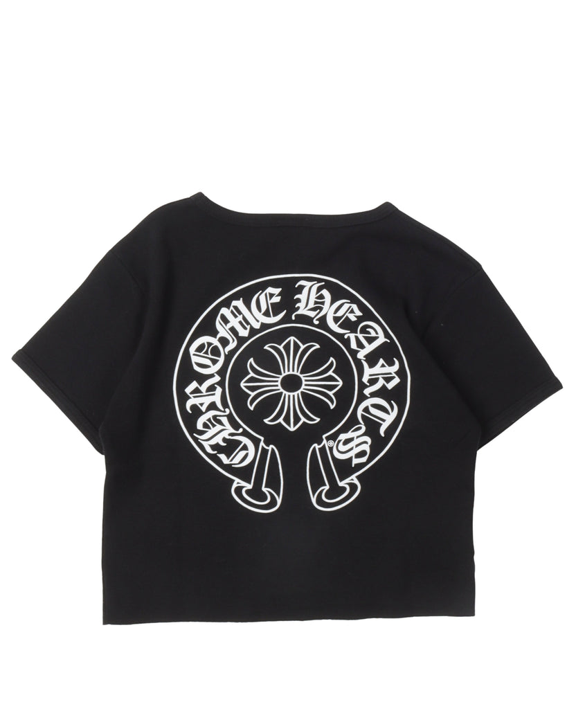 Deadly Doll Horseshoe Logo Baby T-Shirt