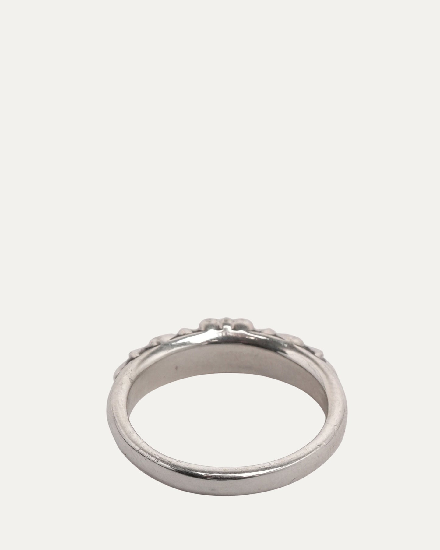 Mini Floral Cross Ring
