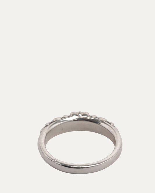 Mini Floral Cross Ring