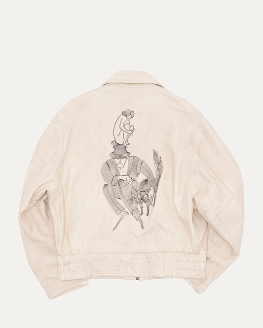 Arcane 17 Zip-Up Leather Jacket