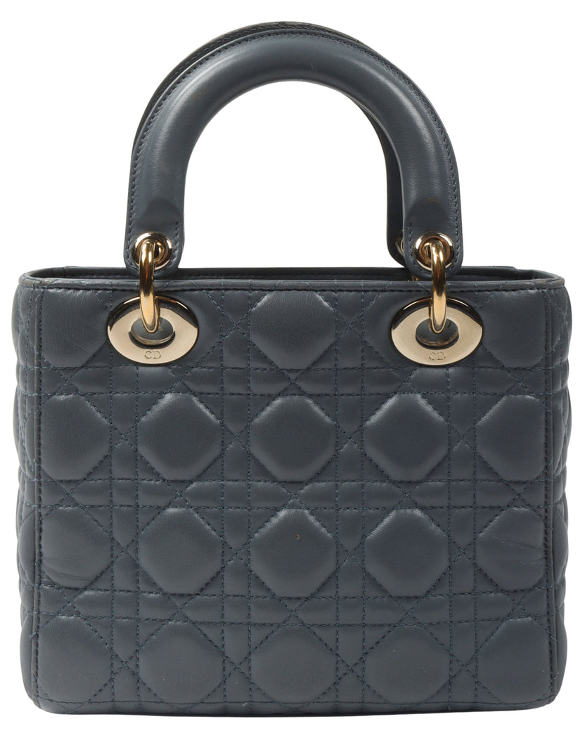 Lady Dior Leather Cannage Bag