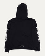 Metallic Vertical Logo Hoodie