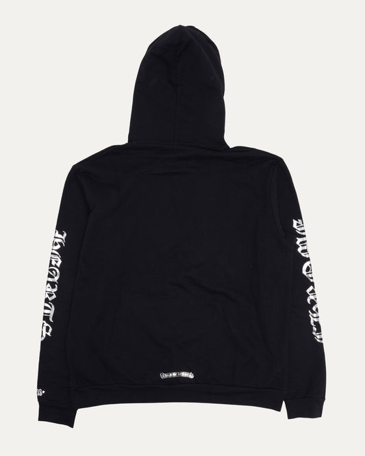 Metallic Vertical Logo Hoodie