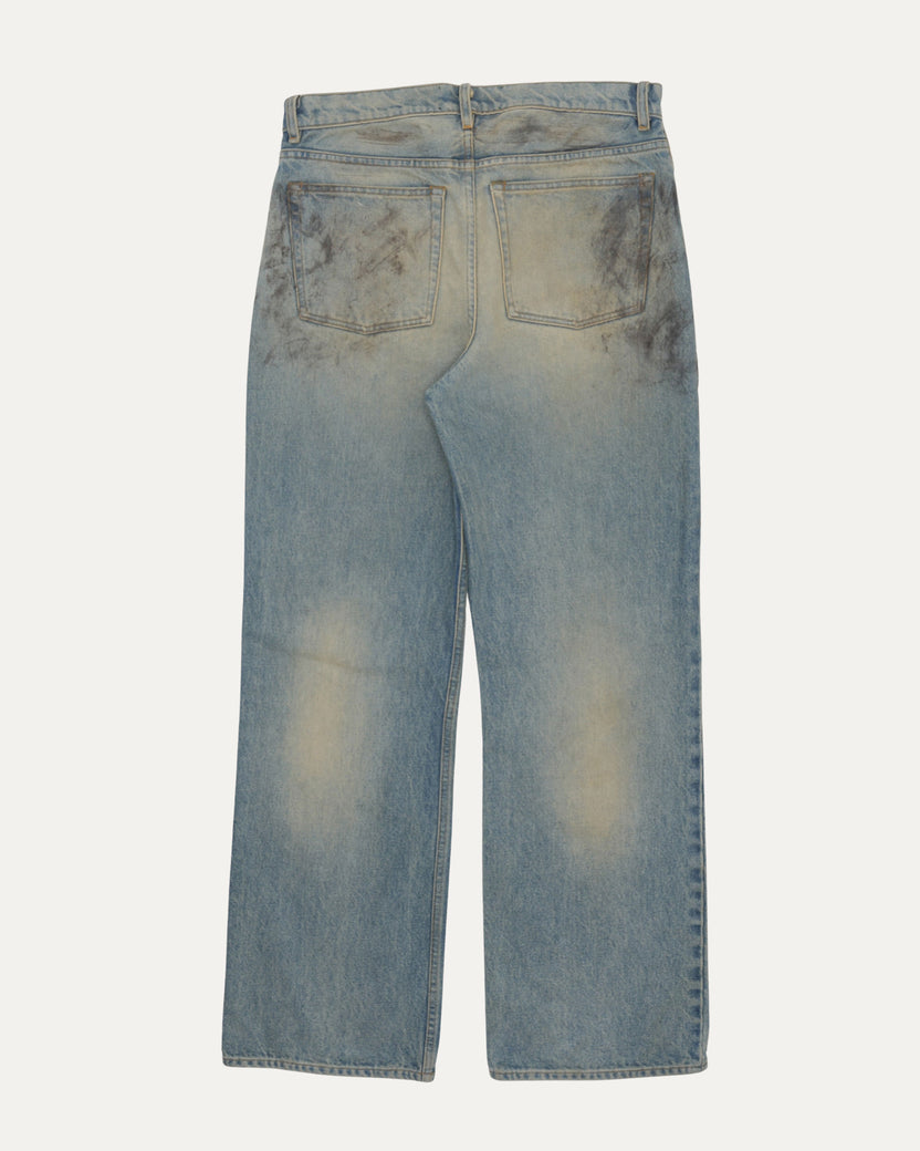 Rutted Denim Jeans