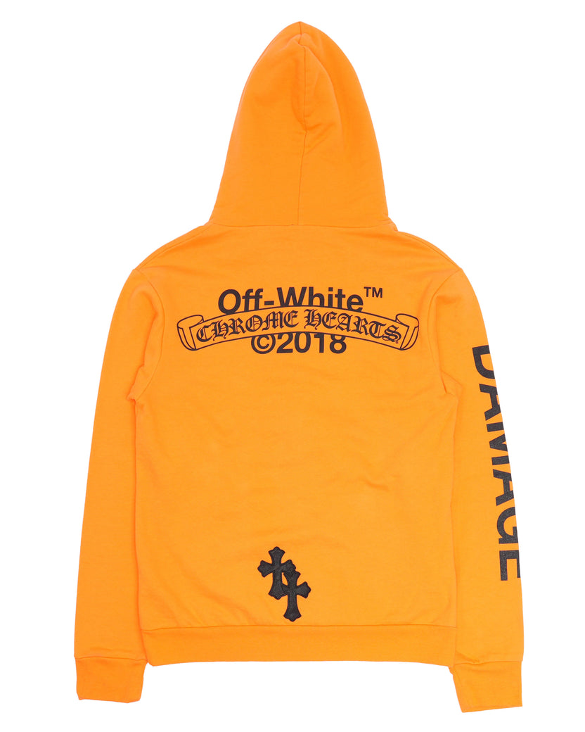 Off white cross hoodie best sale