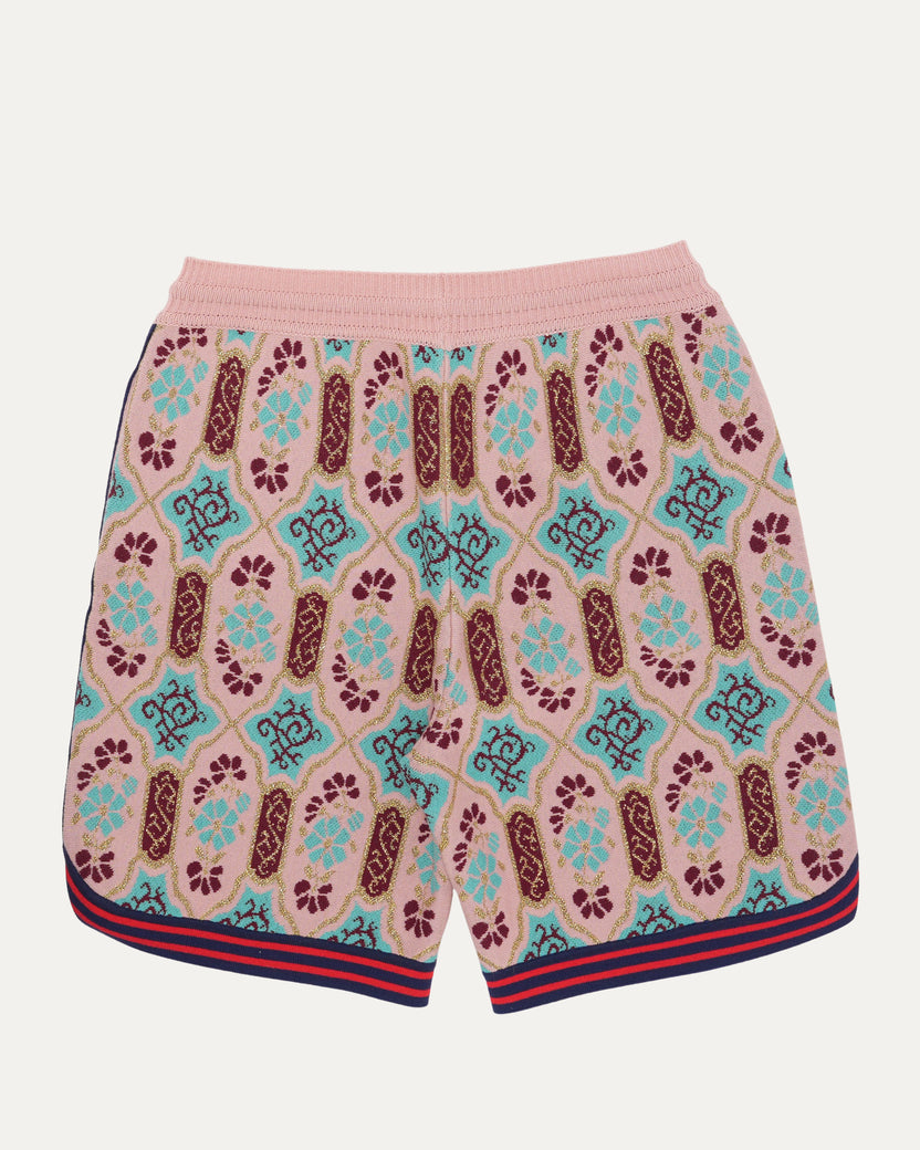 Jacquard Wool Short