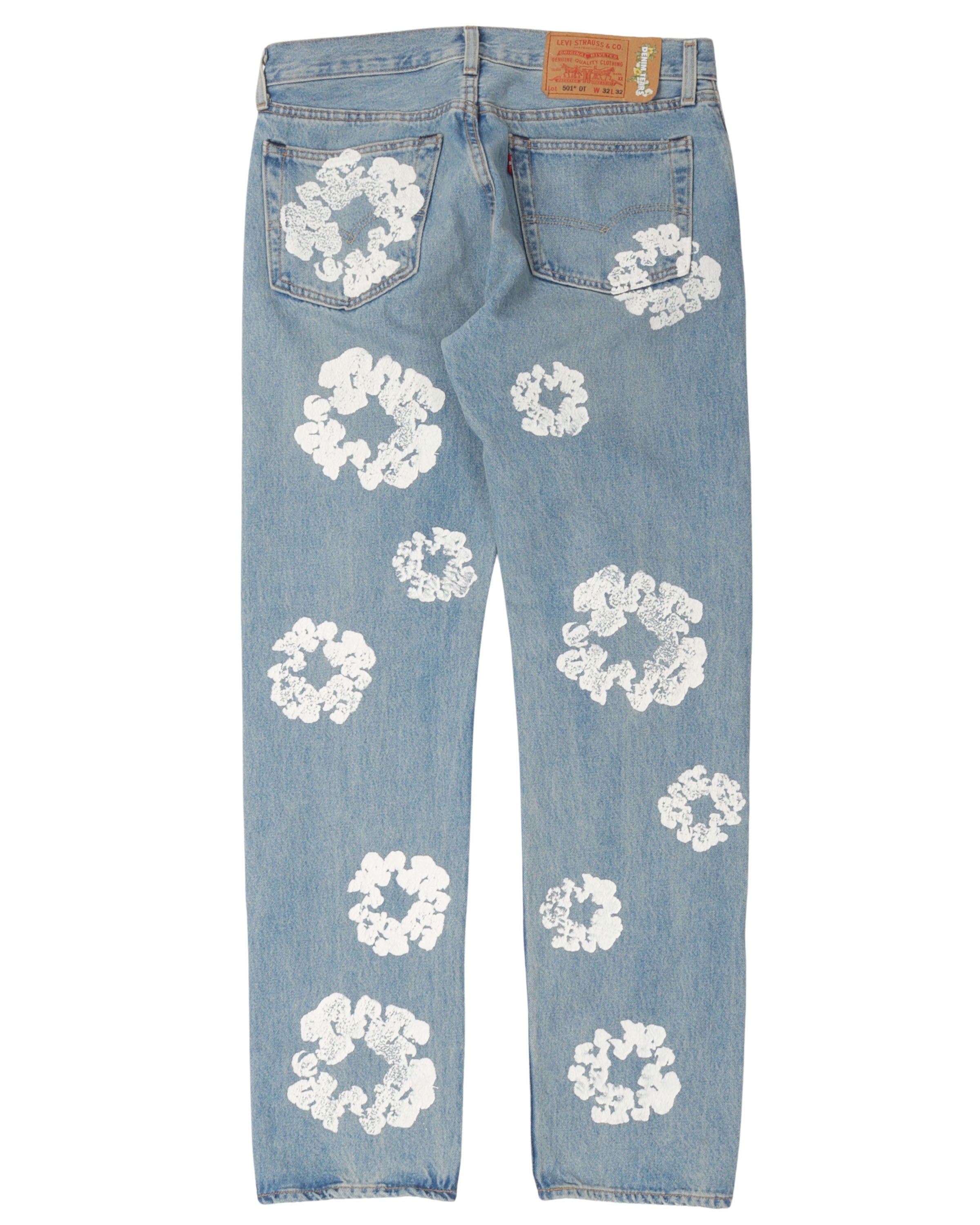 Denim Tears Levi's Cotton Wreath Jeans