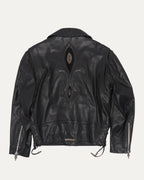 Fleur Embellished JJ Dean Leather Jacket